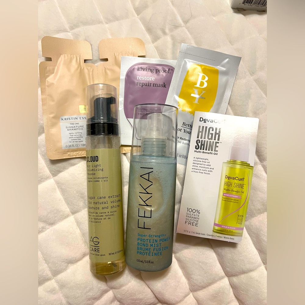 Fekkai  AG Hair Styling Set with DevaCurl and Living Proof New condition